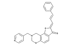 2-cinnamylidene-8-(4-pyridylmethyl)-7,9-dihydrofuro[2,3-f][1,3]benzoxazin-3-one