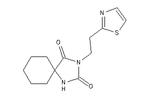 Image of 3-(2-thiazol-2-ylethyl)-1,3-diazaspiro[4.5]decane-2,4-quinone
