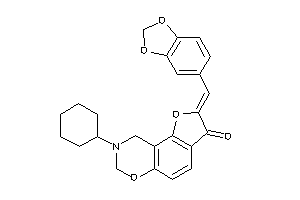 8-cyclohexyl-2-piperonylidene-7,9-dihydrofuro[2,3-f][1,3]benzoxazin-3-one
