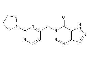 3-[(2-pyrrolidinopyrimidin-4-yl)methyl]-5H-pyrazolo[4,3-d]triazin-4-one