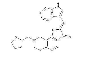 2-(1H-indol-3-ylmethylene)-8-(tetrahydrofurfuryl)-7,9-dihydrofuro[2,3-f][1,3]benzoxazin-3-one