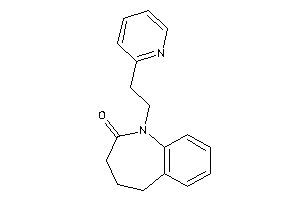 1-[2-(2-pyridyl)ethyl]-4,5-dihydro-3H-1-benzazepin-2-one