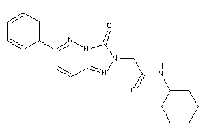Image of N-cyclohexyl-2-(3-keto-6-phenyl-[1,2,4]triazolo[3,4-f]pyridazin-2-yl)acetamide
