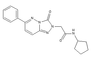 N-cyclopentyl-2-(3-keto-6-phenyl-[1,2,4]triazolo[3,4-f]pyridazin-2-yl)acetamide