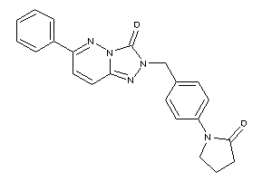 Image of 2-[4-(2-ketopyrrolidino)benzyl]-6-phenyl-[1,2,4]triazolo[3,4-f]pyridazin-3-one
