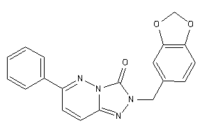 6-phenyl-2-piperonyl-[1,2,4]triazolo[3,4-f]pyridazin-3-one