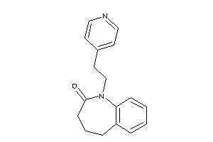 Image of 1-[2-(4-pyridyl)ethyl]-4,5-dihydro-3H-1-benzazepin-2-one