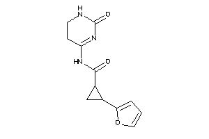 Image of 2-(2-furyl)-N-(2-keto-5,6-dihydro-1H-pyrimidin-4-yl)cyclopropanecarboxamide