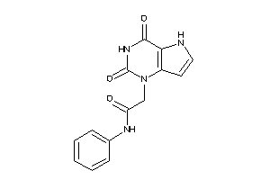 2-(2,4-diketo-5H-pyrrolo[3,2-d]pyrimidin-1-yl)-N-phenyl-acetamide