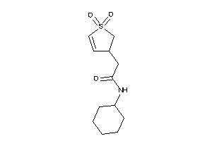 N-cyclohexyl-2-(1,1-diketo-2,3-dihydrothiophen-3-yl)acetamide
