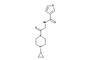 N-[2-(4-cyclopropylpiperazino)-2-keto-ethyl]thiophene-3-carboxamide