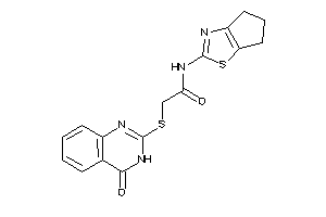 Image of N-(5,6-dihydro-4H-cyclopenta[d]thiazol-2-yl)-2-[(4-keto-3H-quinazolin-2-yl)thio]acetamide