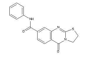 5-keto-N-phenyl-2,3-dihydrothiazolo[2,3-b]quinazoline-8-carboxamide