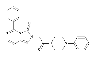 2-[2-keto-2-(4-phenylpiperazino)ethyl]-5-phenyl-[1,2,4]triazolo[3,4-f]pyrimidin-3-one