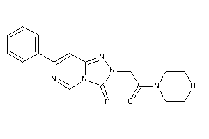 2-(2-keto-2-morpholino-ethyl)-7-phenyl-[1,2,4]triazolo[3,4-f]pyrimidin-3-one