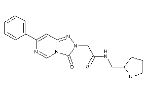 Image of 2-(3-keto-7-phenyl-[1,2,4]triazolo[3,4-f]pyrimidin-2-yl)-N-(tetrahydrofurfuryl)acetamide