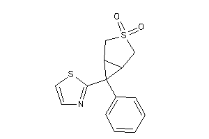Image of 6-phenyl-6-thiazol-2-yl-3$l^{6}-thiabicyclo[3.1.0]hexane 3,3-dioxide