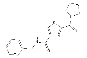 N-benzyl-2-(pyrrolidine-1-carbonyl)thiazole-4-carboxamide
