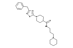 1-(3-benzyl-1,2,4-thiadiazol-5-yl)-N-(3-piperidinopropyl)isonipecotamide