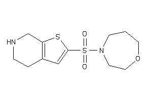 4-(4,5,6,7-tetrahydrothieno[2,3-c]pyridin-2-ylsulfonyl)-1,4-oxazepane