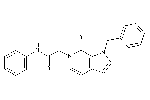 2-(1-benzyl-7-keto-pyrrolo[2,3-c]pyridin-6-yl)-N-phenyl-acetamide