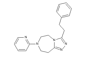 3-phenethyl-7-(2-pyridyl)-5,6,8,9-tetrahydro-[1,2,4]triazolo[3,4-g][1,4]diazepine
