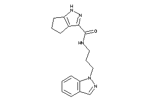 N-(3-indazol-1-ylpropyl)-1,4,5,6-tetrahydrocyclopenta[c]pyrazole-3-carboxamide