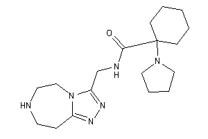 1-pyrrolidino-N-(6,7,8,9-tetrahydro-5H-[1,2,4]triazolo[3,4-g][1,4]diazepin-3-ylmethyl)cyclohexanecarboxamide