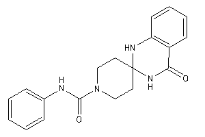 Image of 4-keto-N-phenyl-spiro[1,3-dihydroquinazoline-2,4'-piperidine]-1'-carboxamide