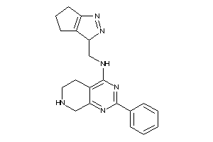 (2-phenyl-5,6,7,8-tetrahydropyrido[3,4-d]pyrimidin-4-yl)-(3,4,5,6-tetrahydrocyclopenta[c]pyrazol-3-ylmethyl)amine