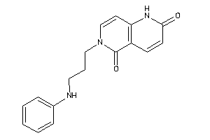 Image of 6-(3-anilinopropyl)-1H-1,6-naphthyridine-2,5-quinone