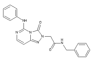 Image of 2-(5-anilino-3-keto-[1,2,4]triazolo[3,4-f]pyrimidin-2-yl)-N-benzyl-acetamide