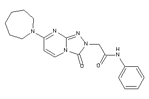 2-[7-(azepan-1-yl)-3-keto-[1,2,4]triazolo[4,3-a]pyrimidin-2-yl]-N-phenyl-acetamide