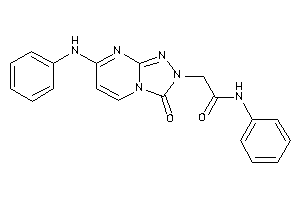 2-(7-anilino-3-keto-[1,2,4]triazolo[4,3-a]pyrimidin-2-yl)-N-phenyl-acetamide