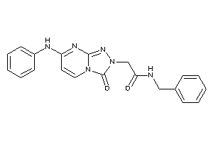 Image of 2-(7-anilino-3-keto-[1,2,4]triazolo[4,3-a]pyrimidin-2-yl)-N-benzyl-acetamide