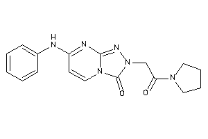 Image of 7-anilino-2-(2-keto-2-pyrrolidino-ethyl)-[1,2,4]triazolo[4,3-a]pyrimidin-3-one