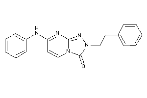 7-anilino-2-phenethyl-[1,2,4]triazolo[4,3-a]pyrimidin-3-one