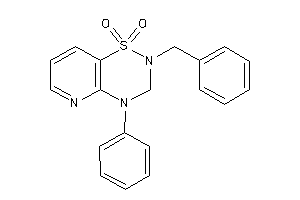 2-benzyl-4-phenyl-3H-pyrido[2,3-e][1,2,4]thiadiazine 1,1-dioxide