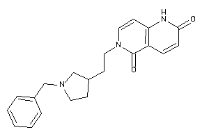 6-[2-(1-benzylpyrrolidin-3-yl)ethyl]-1H-1,6-naphthyridine-2,5-quinone