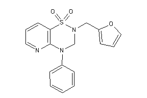 2-(2-furfuryl)-4-phenyl-3H-pyrido[2,3-e][1,2,4]thiadiazine 1,1-dioxide