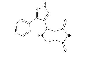 4-(3-phenyl-1H-pyrazol-4-yl)-4,5,6,6a-tetrahydro-3aH-pyrrolo[3,4-c]pyrrole-1,3-quinone