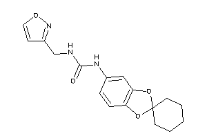 1-(isoxazol-3-ylmethyl)-3-spiro[1,3-benzodioxole-2,1'-cyclohexane]-5-yl-urea