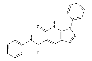 6-keto-N,1-diphenyl-7H-pyrazolo[3,4-b]pyridine-5-carboxamide