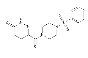 3-(4-besylpiperazine-1-carbonyl)-4,5-dihydro-1H-pyridazin-6-one