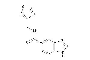 N-(thiazol-4-ylmethyl)-1H-benzotriazole-5-carboxamide
