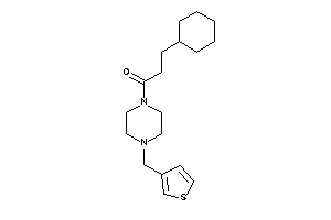 3-cyclohexyl-1-[4-(3-thenyl)piperazino]propan-1-one