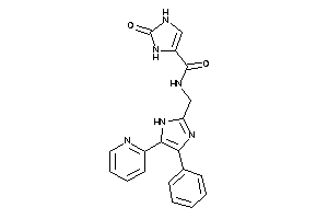 Image of 2-keto-N-[[4-phenyl-5-(2-pyridyl)-1H-imidazol-2-yl]methyl]-4-imidazoline-4-carboxamide