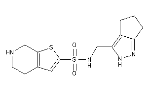 Image of N-(2,4,5,6-tetrahydrocyclopenta[c]pyrazol-3-ylmethyl)-4,5,6,7-tetrahydrothieno[2,3-c]pyridine-2-sulfonamide