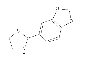 2-(1,3-benzodioxol-5-yl)thiazolidine