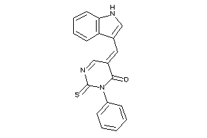 5-(1H-indol-3-ylmethylene)-3-phenyl-2-thioxo-pyrimidin-4-one